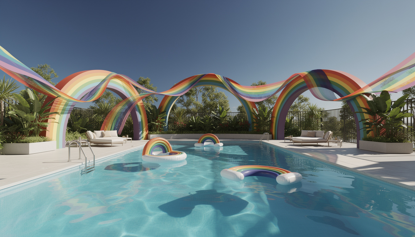 Comment choisir un arc en ciel pour décorer votre piscine