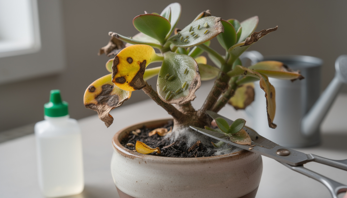 Maladie de l&rsquo;arbre de jade : symptômes, causes et traitement