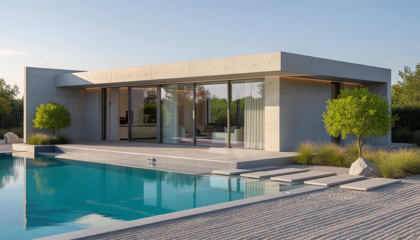 découvrez comment créer un pool house moderne en béton alliant design contemporain, durabilité et confort. nos conseils de construction et avantages pour un espace extérieur unique.