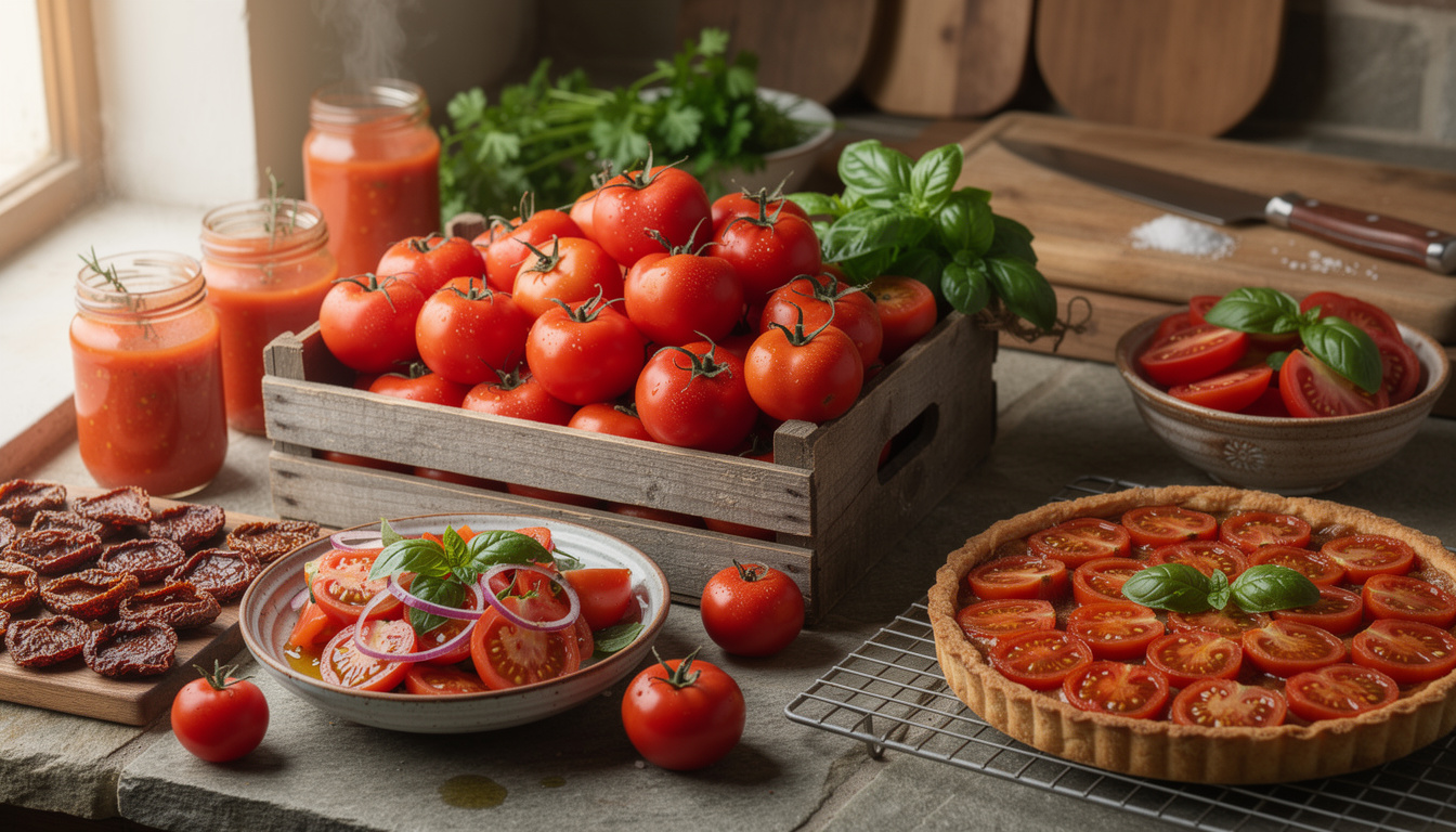 Que faire quand on a trop de tomates : idées et astuces pour ne pas les gâcher