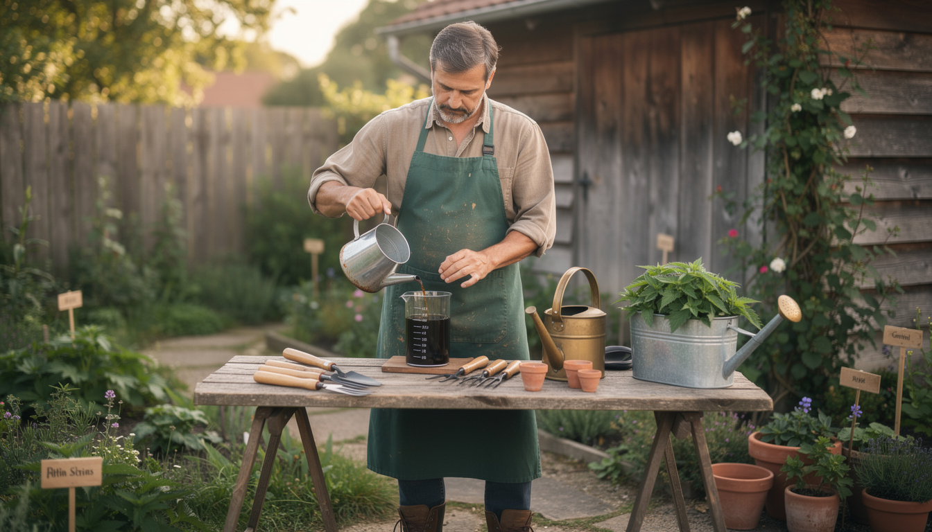 découvrez le dosage idéal de purin d'ortie pour 1 litre d'eau afin d'optimiser la croissance de vos plantes et assurer leur santé naturelle.