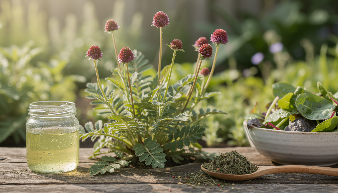 Tout savoir sur la pimprenelle : propriétés, utilisations et bienfaits