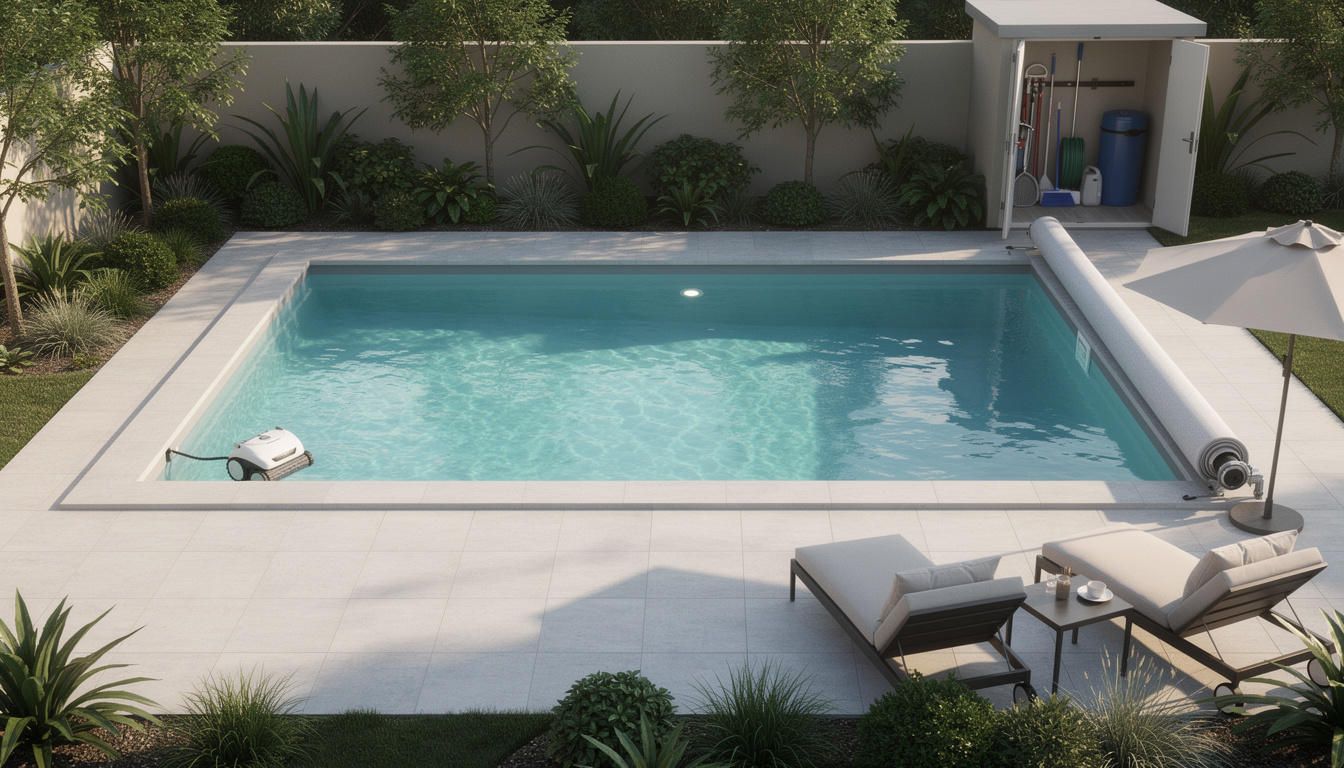 Tout savoir sur la piscine 25m2 : avantages, entretien et aménagement