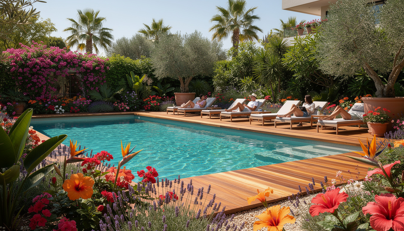 découvrez quelles fleurs choisir pour sublimer et sécuriser les abords de votre piscine grâce à notre guide complet sur les espèces adaptées.