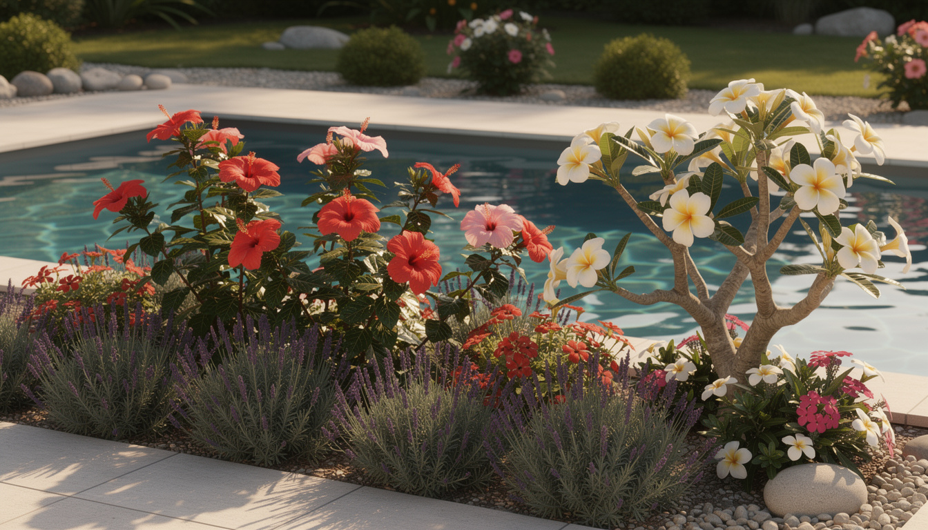Tout savoir sur les fleurs adaptées aux abords de piscine