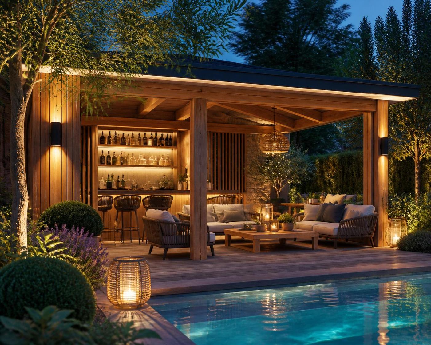 découvrez comment aménager un pool house extérieur pour optimiser votre jardin et créer un espace convivial et relaxant tout au long de l'année.