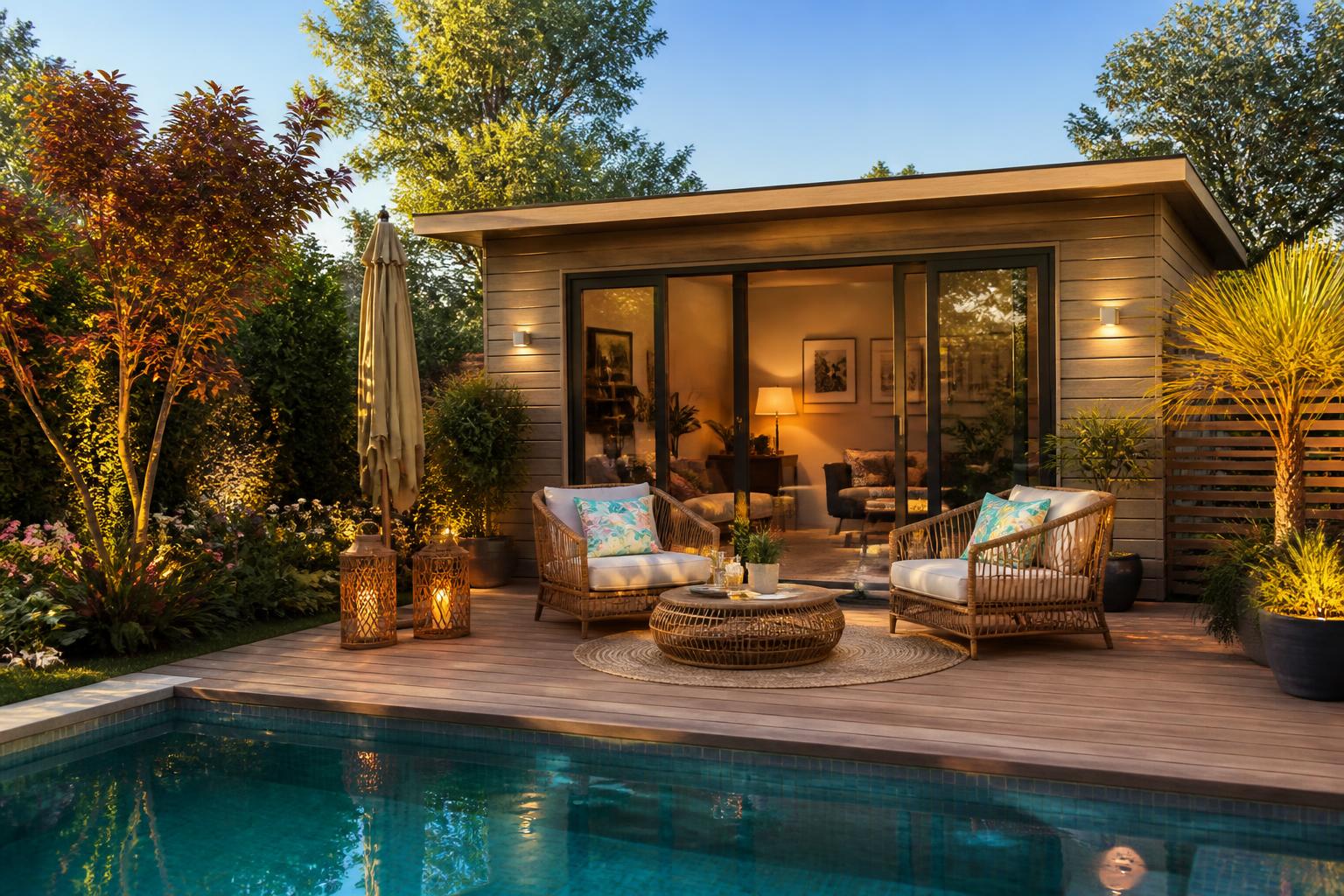 découvrez comment aménager un pool house extérieur pour optimiser votre espace jardin et créer un lieu de détente convivial et esthétique toute l'année.