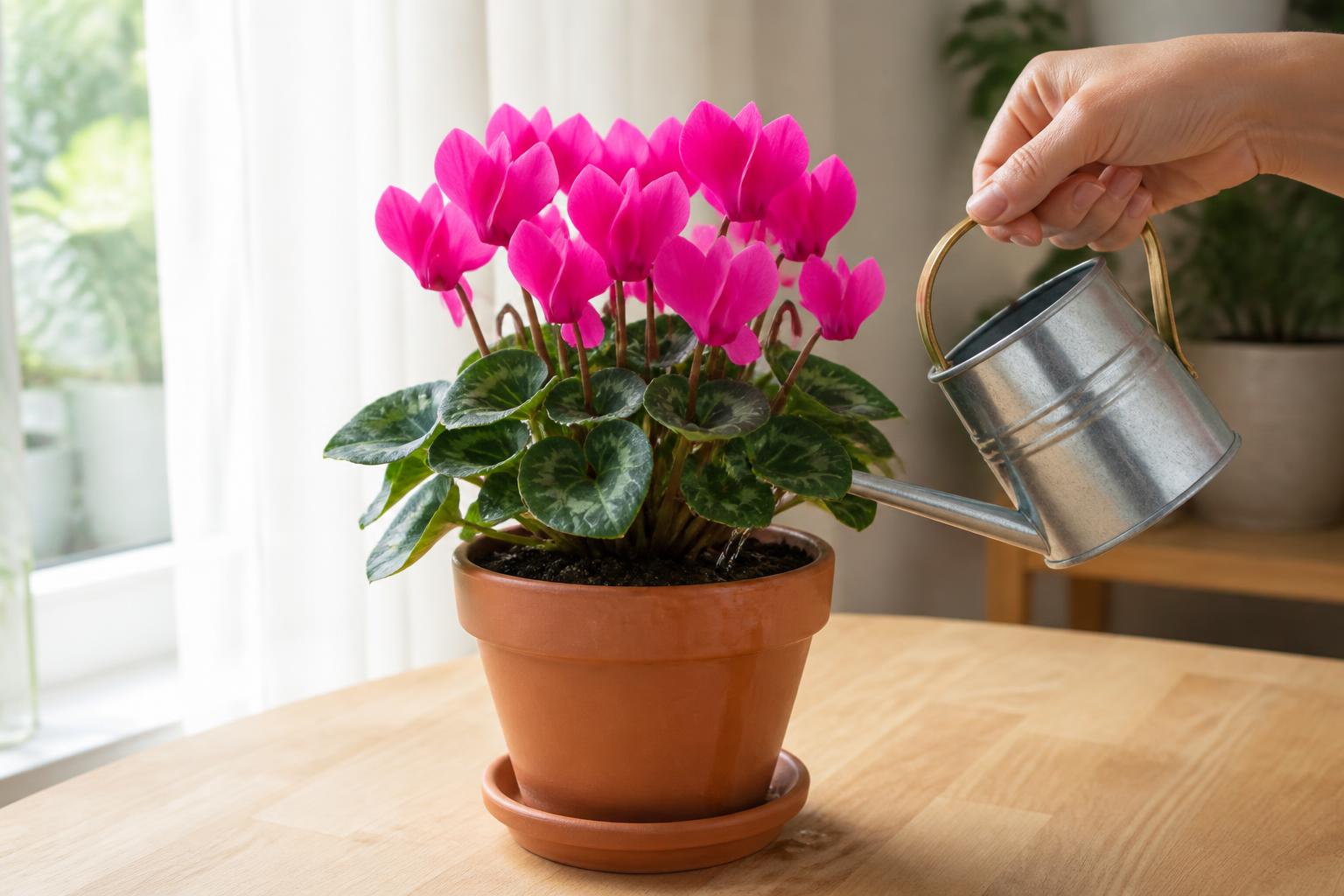 Comment arroser un cyclamen pour qu&rsquo;il reste en pleine santé