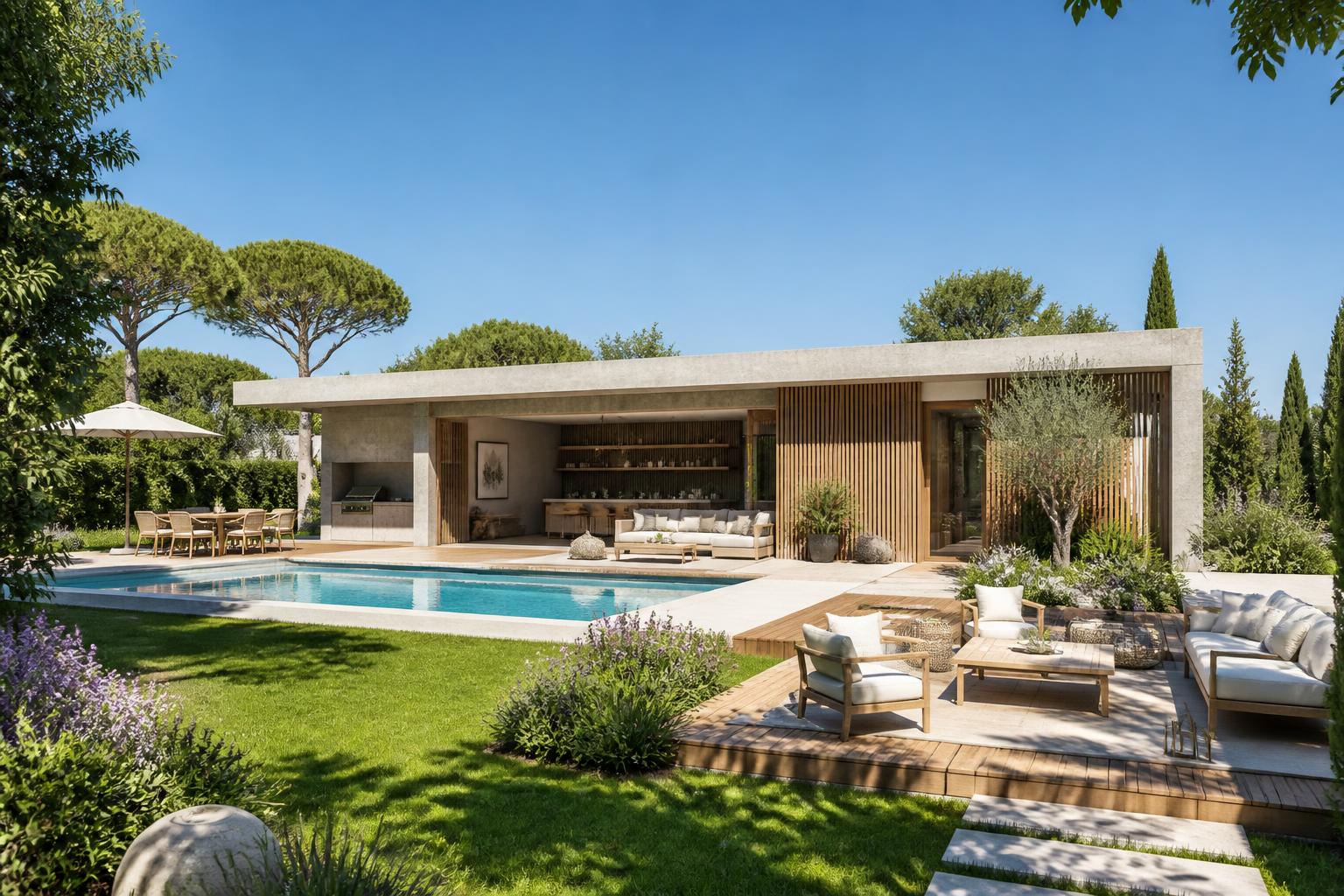 découvrez nos conseils pour construire un pool house à la fois fonctionnel et esthétique, alliant confort, design et praticité pour votre espace extérieur.