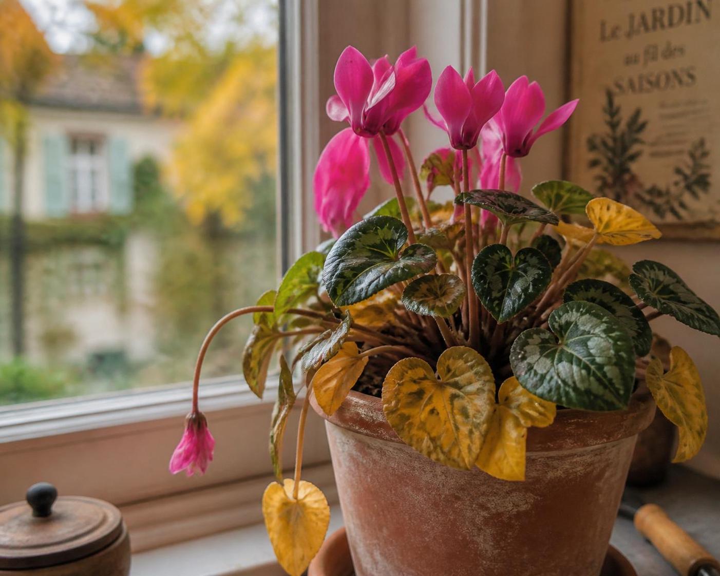 découvrez les causes des feuilles jaunes et des tiges molles du cyclamen et apprenez les solutions efficaces pour garder votre plant sain et vigoureux.