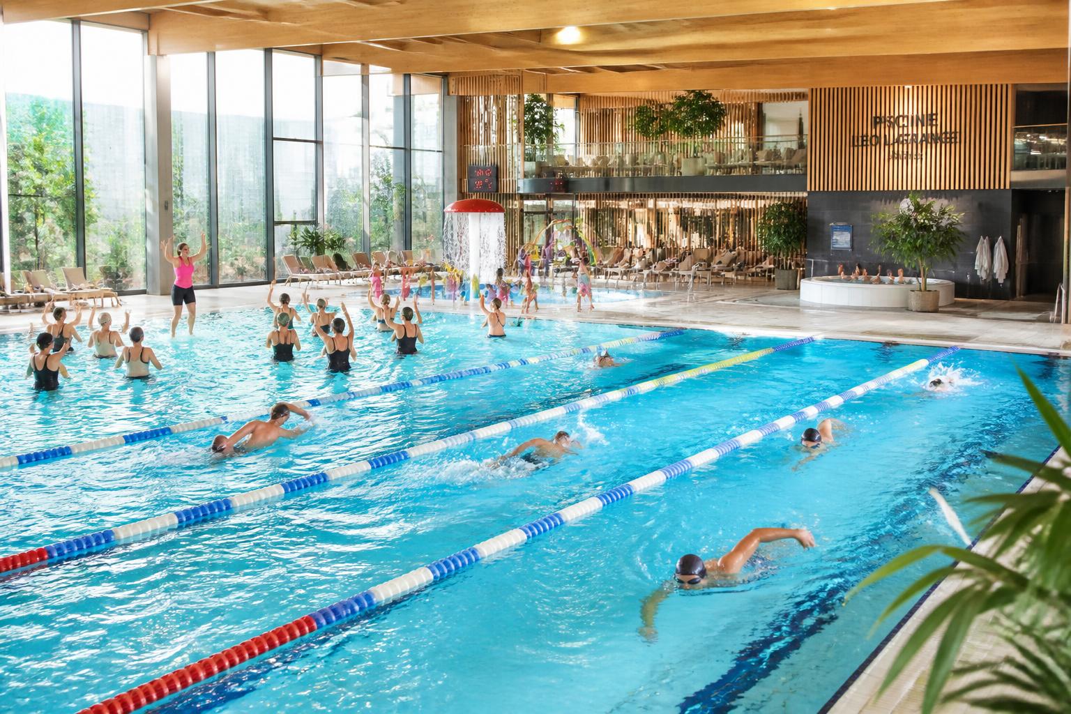 explorez les installations modernes et les nombreuses activités proposées à la piscine léo lagrange à nantes, pour le plaisir de toute la famille.