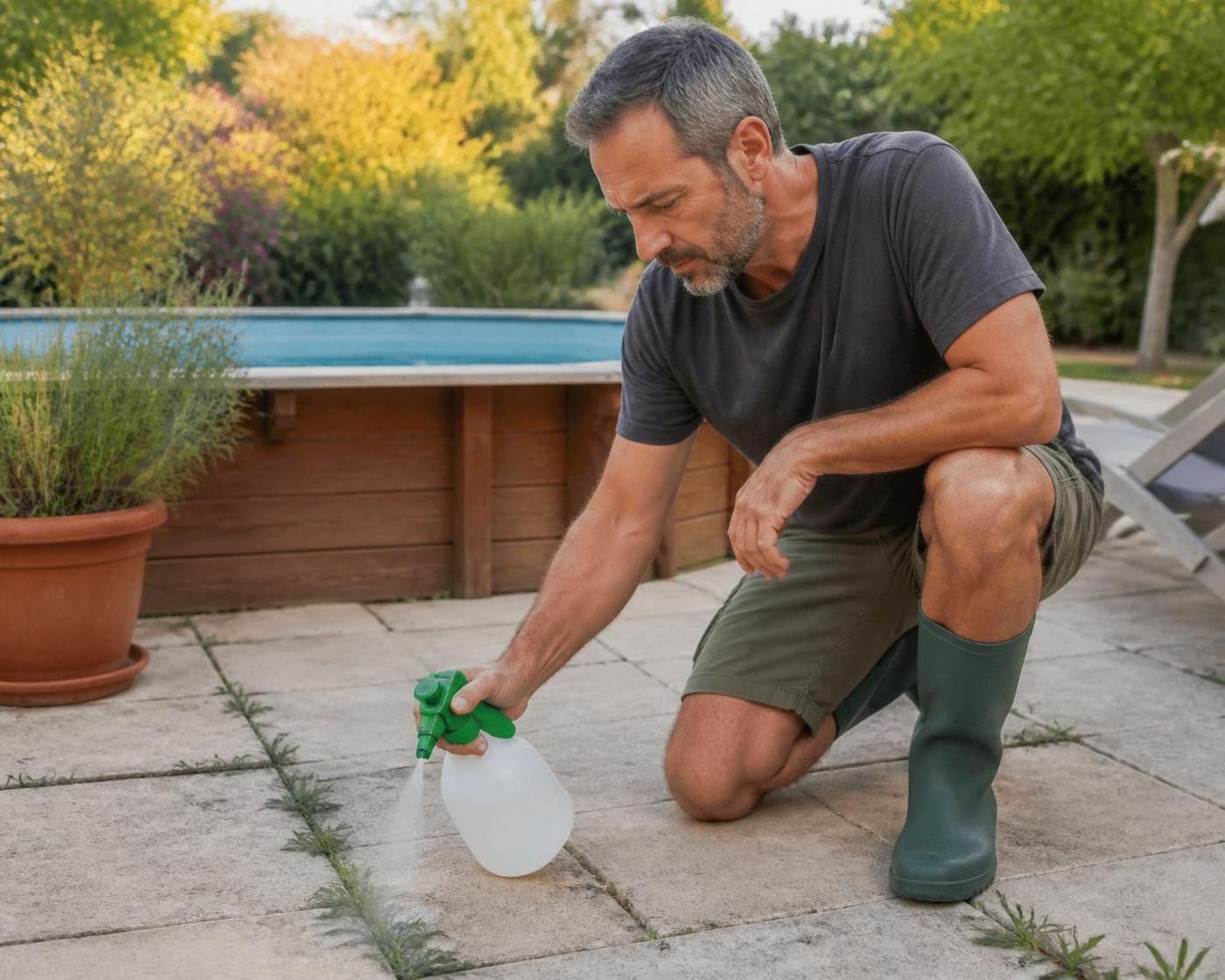 découvrez comment désherber naturellement avec du vinaigre blanc, une méthode écologique et efficace pour éliminer les mauvaises herbes sans produits chimiques.