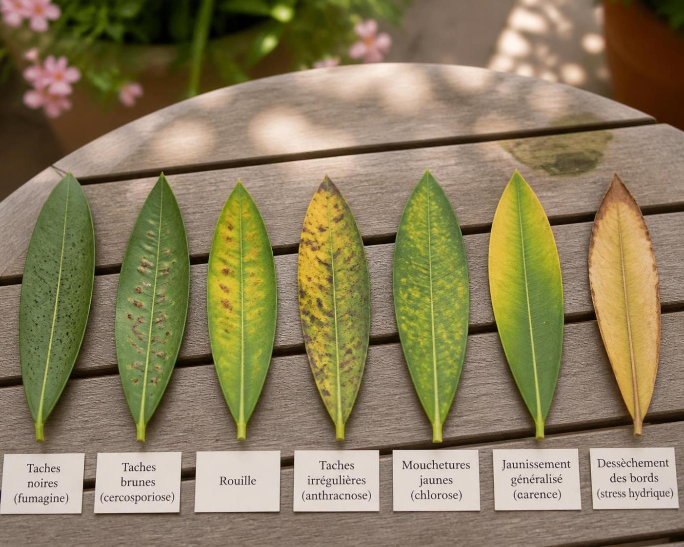 découvrez des photos détaillées des maladies courantes chez les lauriers roses et apprenez à les identifier facilement pour mieux les traiter et protéger vos plantes.