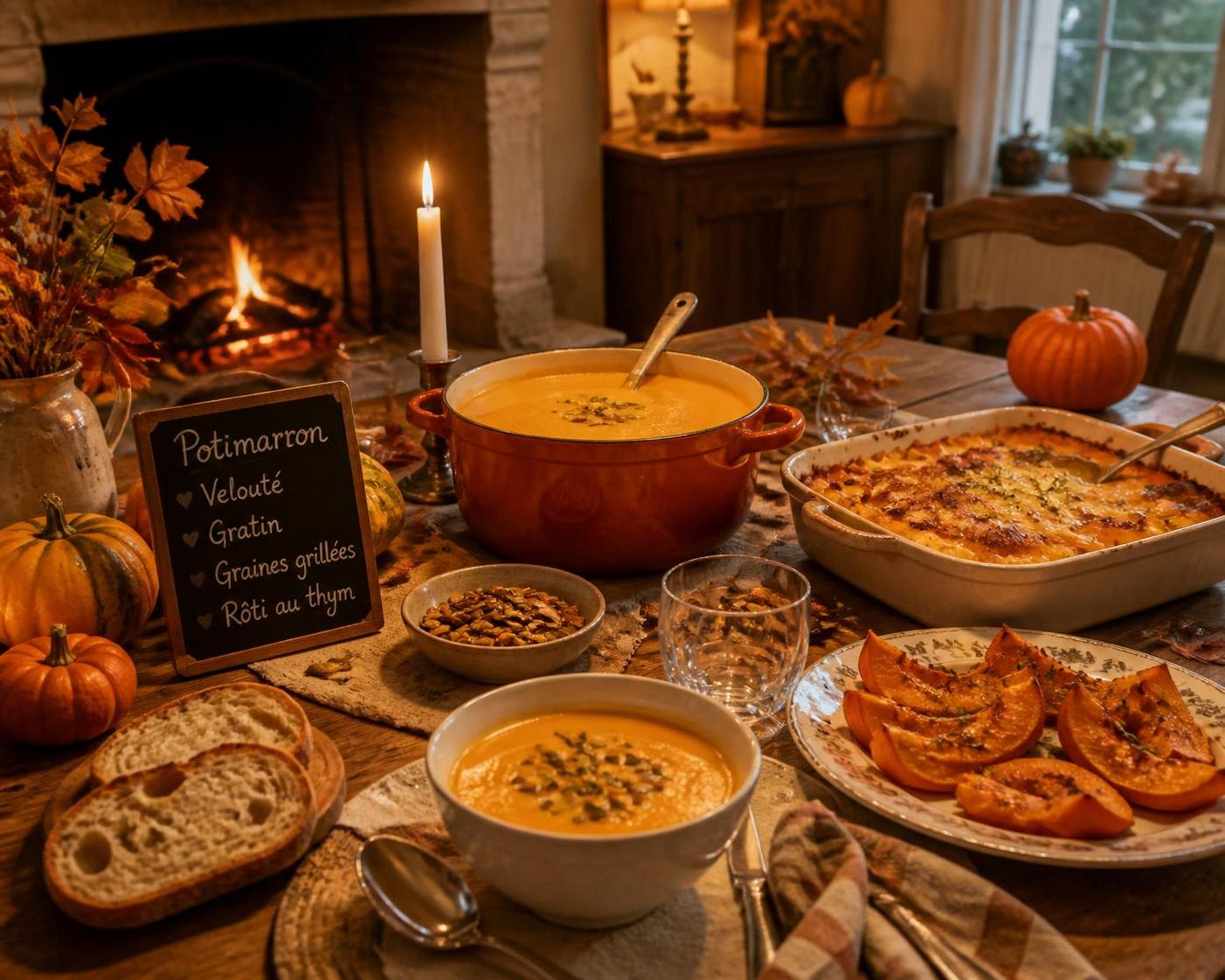découvrez une recette facile et gourmande de potimarron, parfaite pour réchauffer vos repas d'automne avec des saveurs délicates et réconfortantes.