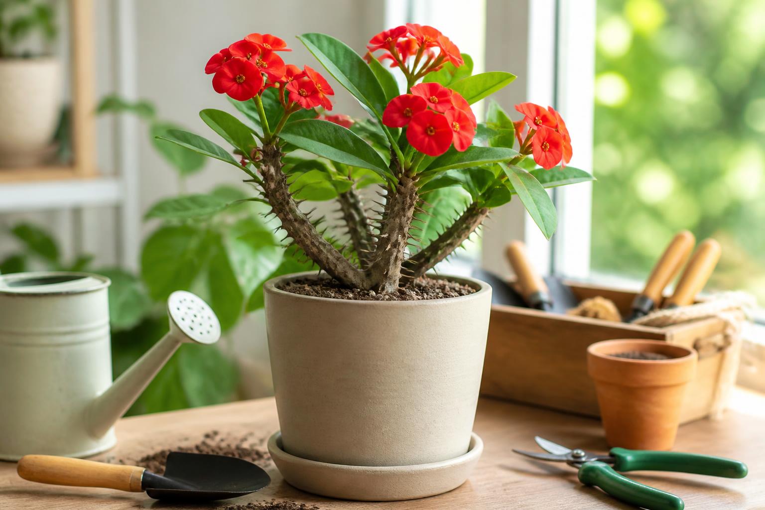 Tout savoir sur l&rsquo;euphorbia milii : entretien et conseils de culture