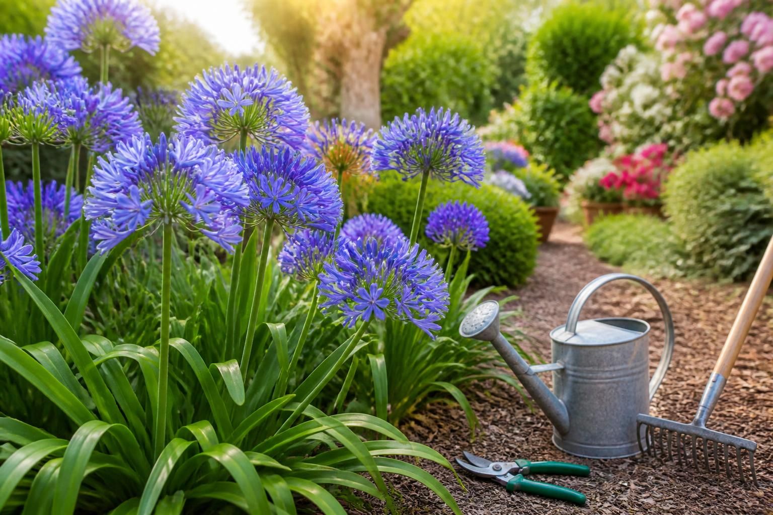 découvrez nos conseils pratiques pour entretenir les agapanthes et profiter d'un jardin fleuri toute l'année avec ces magnifiques plantes faciles à cultiver.