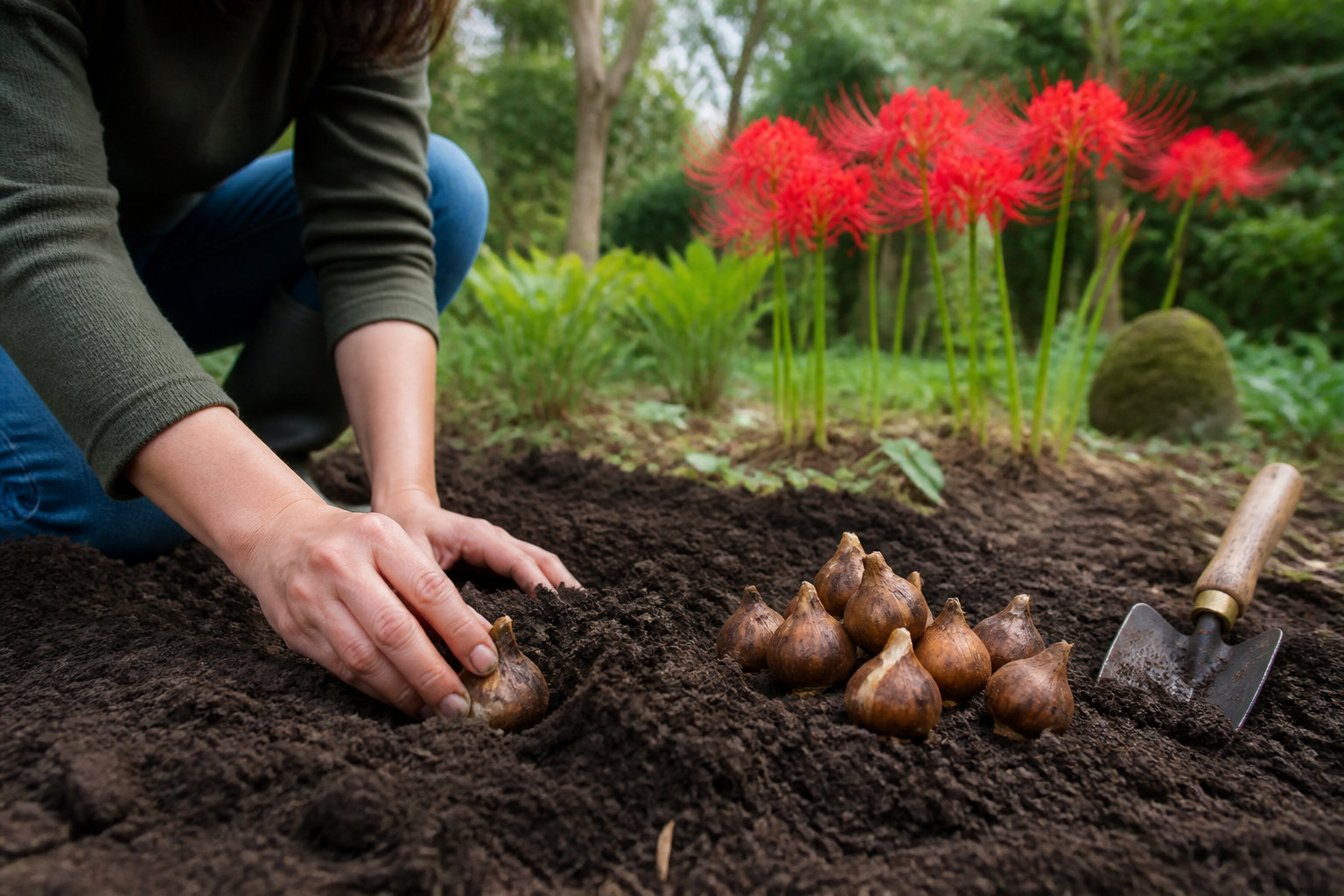 Réussir la plantation de vos bulbes de lycoris